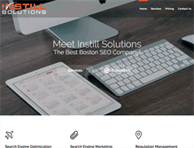 Tablet Screenshot of instillsolutions.com